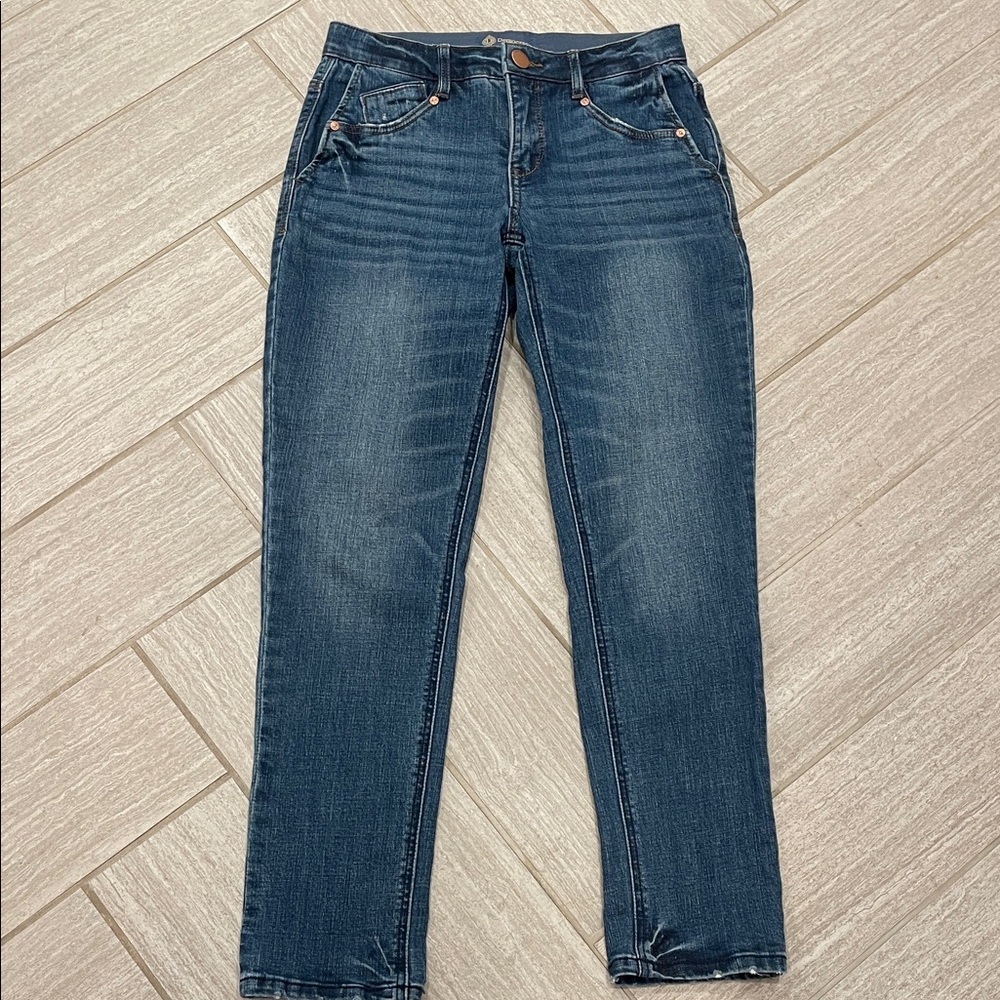 Democracy Dark Blue Straight Leg Jeans